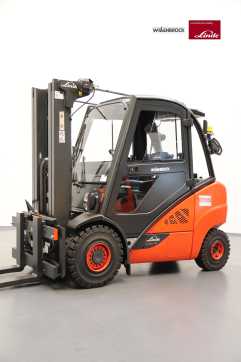 Used Forklift Truck LINDE H35D-393-02 DIESEL VIERRADFRONTSTAPLER (13024887) backdrop