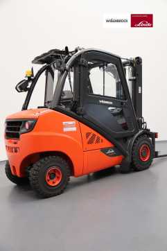 Used Forklift Truck LINDE H35D-393-02 DIESEL VIERRADFRONTSTAPLER (13024887)
