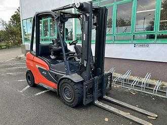 Used Forklift Truck LINDE H35D DIESEL VIERRADFRONTSTAPLER (13010634)