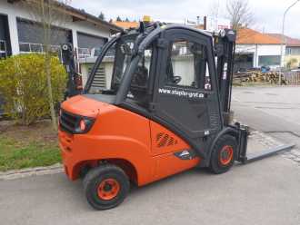Used Forklift Truck LINDE H35D DIESEL VIERRADFRONTSTAPLER (13036807)