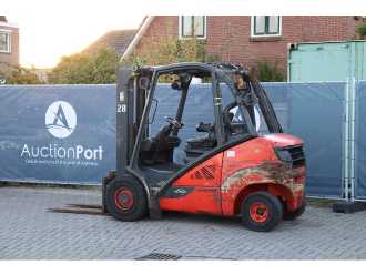 Used Forklift Truck LINDE H35D DIESEL VIERRADFRONTSTAPLER (13041284)