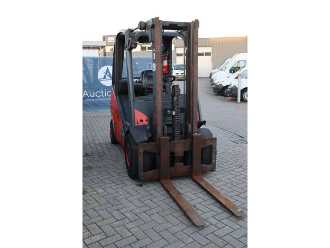 Used Forklift Truck LINDE H35D DIESEL VIERRADFRONTSTAPLER (13041284)
