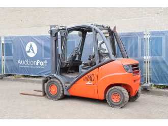 Used Forklift Truck LINDE H35D DIESEL VIERRADFRONTSTAPLER (13062923)
