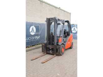 Used Forklift Truck LINDE H35D DIESEL VIERRADFRONTSTAPLER (13062923)