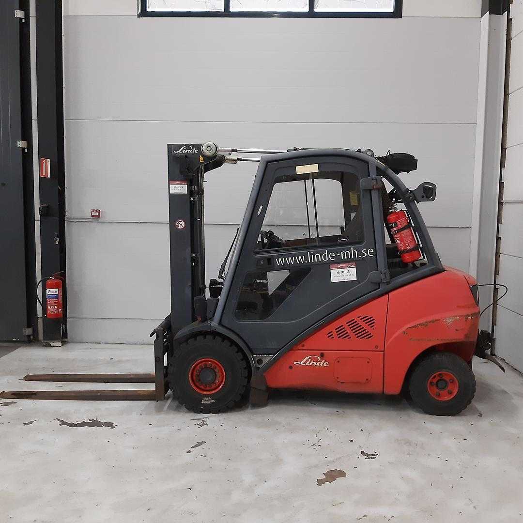 Used Forklift Truck LINDE H35D DIESEL VIERRADFRONTSTAPLER (13069133)