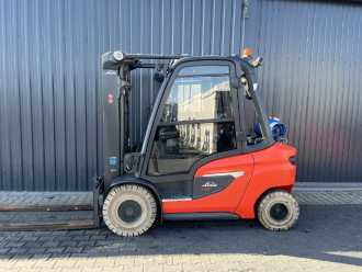 Used Forklift Truck LINDE H35T-01 GAS VIERRADFRONTSTAPLER (13067847)