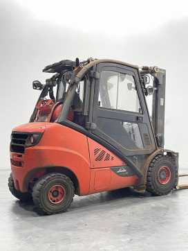Used Forklift Truck LINDE H35T-02-393 GAS VIERRADFRONTSTAPLER (13067515)