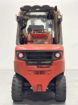 Used Forklift Truck LINDE H35T-02-393 GAS VIERRADFRONTSTAPLER (13067515)