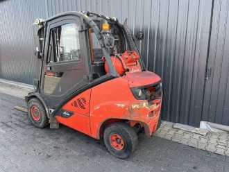Used Forklift Truck LINDE H35T-02 GAS VIERRADFRONTSTAPLER (13065728)