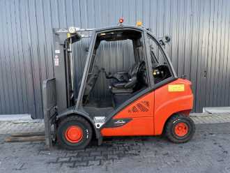 Used Forklift Truck LINDE H35T-02 GAS VIERRADFRONTSTAPLER (13066812)