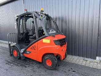 Used Forklift Truck LINDE H35T-02 GAS VIERRADFRONTSTAPLER (13066812)