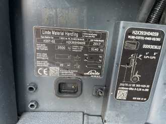 Used Forklift Truck LINDE H35T-02 GAS VIERRADFRONTSTAPLER (13066812)