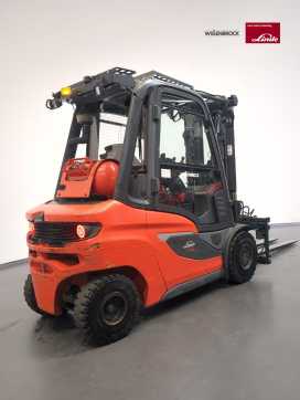 Used Forklift Truck LINDE H35T-1202-01 GAS VIERRADFRONTSTAPLER (13053062)