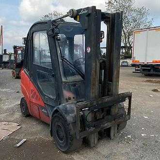 Used Forklift Truck LINDE H35T-393-02 DIESEL VIERRADFRONTSTAPLER (13006569)