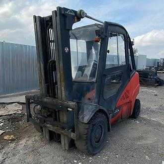 Used Forklift Truck LINDE H35T-393-02 DIESEL VIERRADFRONTSTAPLER (13006569)