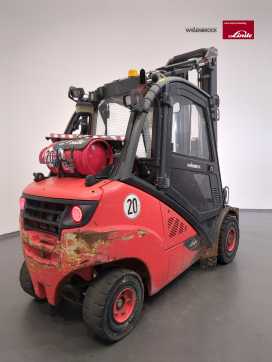 Used Forklift Truck LINDE H35T-393-02 GAS VIERRADFRONTSTAPLER (13048864)
