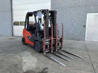Used Forklift Truck LINDE H35T GAS VIERRADFRONTSTAPLER (13063368)