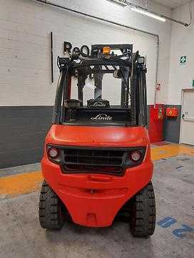 Used Forklift Truck LINDE H40 DIESEL VIERRADFRONTSTAPLER (13063630)
