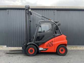 Used Forklift Truck LINDE H40D-02 DIESEL VIERRADFRONTSTAPLER (13008555)