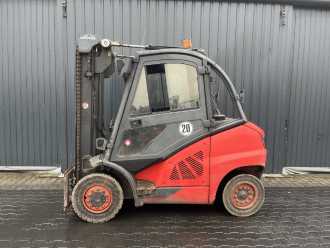 Used Forklift Truck LINDE H40D-02 DIESEL VIERRADFRONTSTAPLER (13033884)