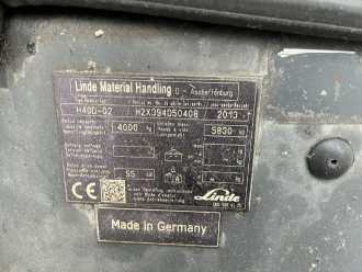 Used Forklift Truck LINDE H40D-02 DIESEL VIERRADFRONTSTAPLER (13033884)