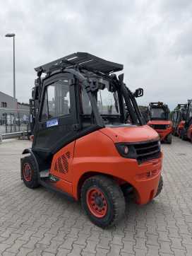 Used Forklift Truck LINDE H40D-02 DIESEL VIERRADFRONTSTAPLER (13040881)
