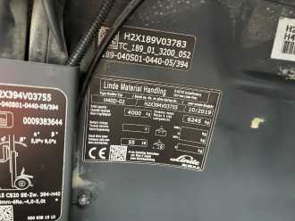 Used Forklift Truck LINDE H40D-02 DIESEL VIERRADFRONTSTAPLER (13042983)