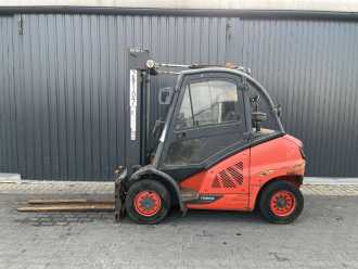 Used Forklift Truck LINDE H40D-02 DIESEL VIERRADFRONTSTAPLER (13072648)