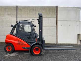 Used Forklift Truck LINDE H40D-02 EVO DIESEL VIERRADFRONTSTAPLER (13064916)