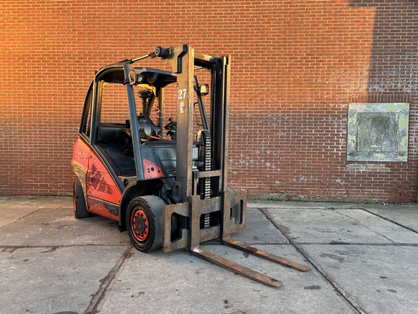 Used Forklift Truck LINDE H40D DIESEL VIERRADFRONTSTAPLER (13004021)