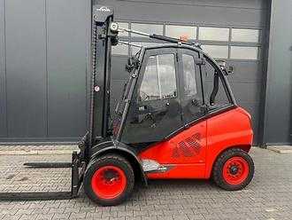 Used Forklift Truck LINDE H40D DIESEL VIERRADFRONTSTAPLER (13069670) backdrop