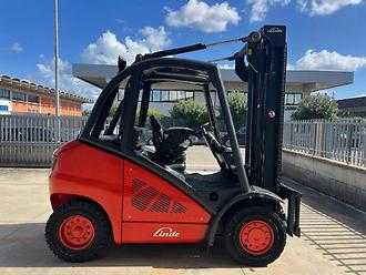 Used Forklift Truck LINDE H40D DIESEL VIERRADFRONTSTAPLER (13075014)