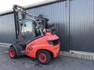 Used Forklift Truck LINDE H40T-02 GAS VIERRADFRONTSTAPLER (13033883)