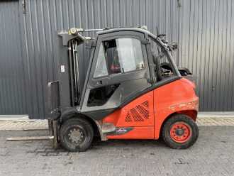 Used Forklift Truck LINDE H40T-02 GAS VIERRADFRONTSTAPLER (13068797)