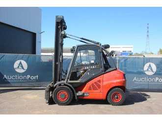Used Forklift Truck LINDE H45D-01 DIESEL VIERRADFRONTSTAPLER (13041390)
