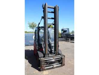 Used Forklift Truck LINDE H45D-01 DIESEL VIERRADFRONTSTAPLER (13041390)