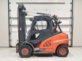 Used Forklift Truck LINDE H45D-02 DIESEL VIERRADFRONTSTAPLER (12919108)