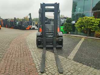 Used Forklift Truck LINDE H45D-02 DIESEL VIERRADFRONTSTAPLER (13005421)