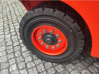 Used Forklift Truck LINDE H45D-02 DIESEL VIERRADFRONTSTAPLER (13005421)