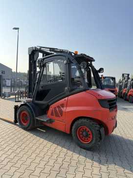 Used Forklift Truck LINDE H45D-02 DIESEL VIERRADFRONTSTAPLER (13036593)