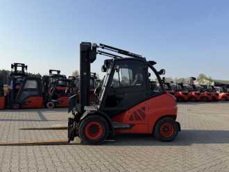 Used Forklift Truck LINDE H45D-02 DIESEL VIERRADFRONTSTAPLER (13036593)