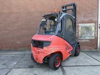Used Forklift Truck LINDE H45D-02 DIESEL VIERRADFRONTSTAPLER (13053687)