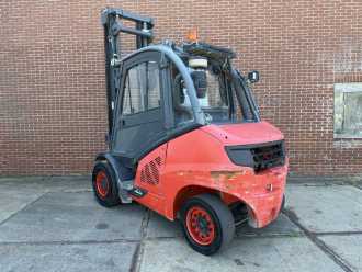 Used Forklift Truck LINDE H45D-02 DIESEL VIERRADFRONTSTAPLER (13053687)