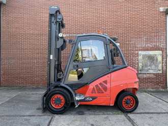 Used Forklift Truck LINDE H45D-02 DIESEL VIERRADFRONTSTAPLER (13053687)