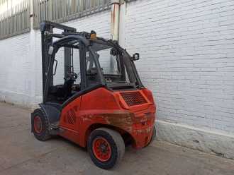 Used Forklift Truck LINDE H45D-02 DIESEL VIERRADFRONTSTAPLER (13067331)