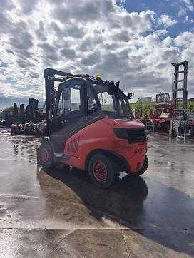 Used Forklift Truck LINDE H45D-02 DIESEL VIERRADFRONTSTAPLER (13071221)