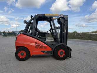 Used Forklift Truck LINDE H45D-02 DIESEL VIERRADFRONTSTAPLER (13071240)
