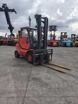 Used Forklift Truck LINDE H45D DIESEL VIERRADFRONTSTAPLER (13076218)