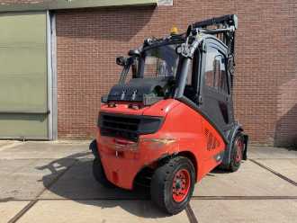 Used Forklift Truck LINDE H45T-02 GAS VIERRADFRONTSTAPLER (13054649)