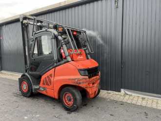 Used Forklift Truck LINDE H45T-02 GAS VIERRADFRONTSTAPLER (13074880)